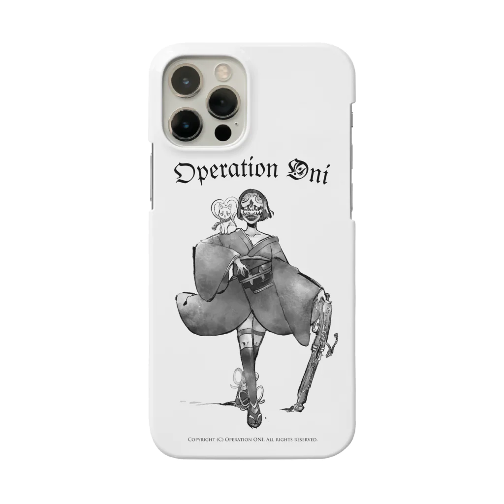Operation ONIのアニメ版 お歯黒べったり / Ohaguro bettari in anime version iPhone Smartphone Case