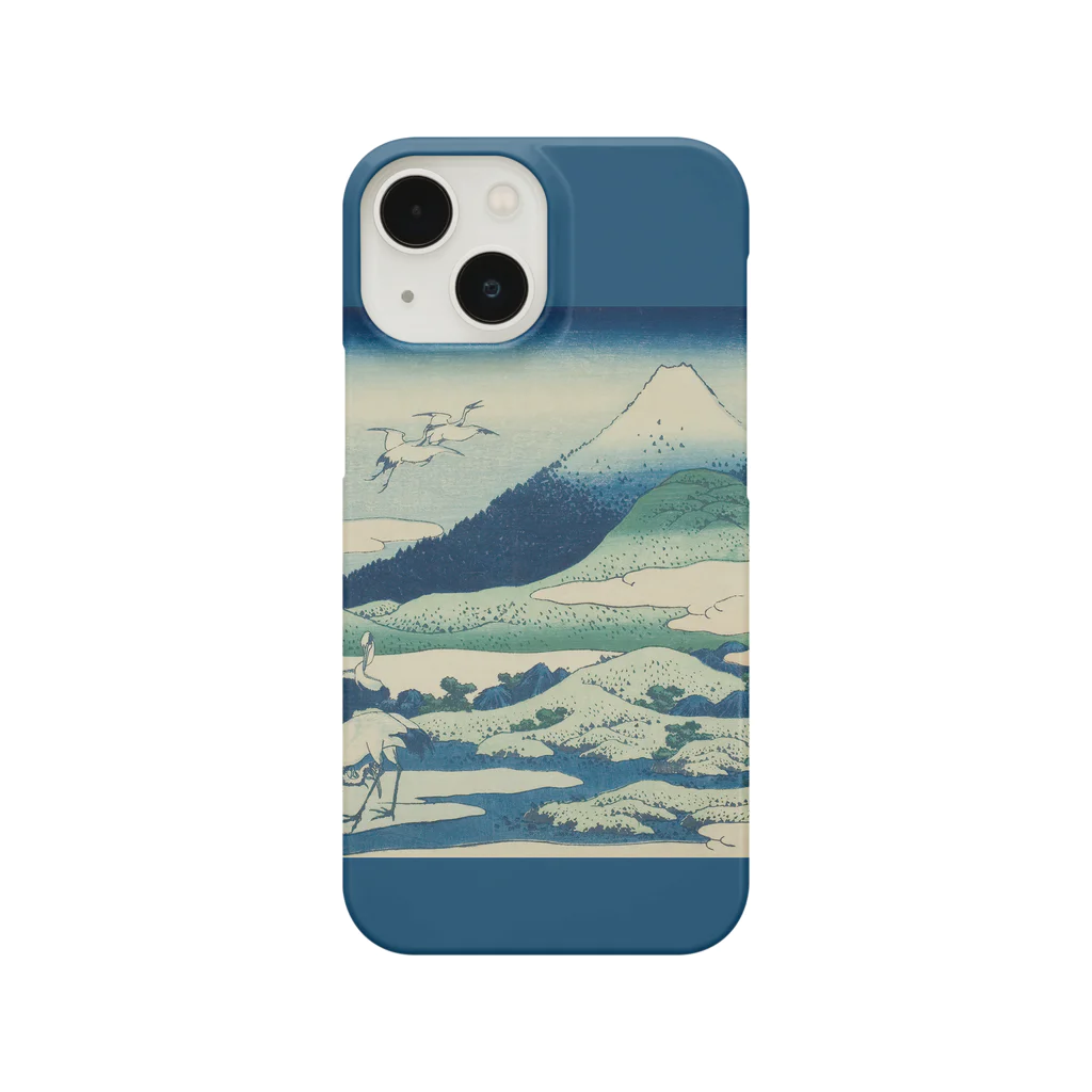 SONOTENI-ARTの003-013　葛飾北斎　『富嶽三十六景　相州梅澤左』　スマホケース　表側面印刷　iPhone 13mini/12mini専用デザイン　SC2 iPhone Smartphone Case