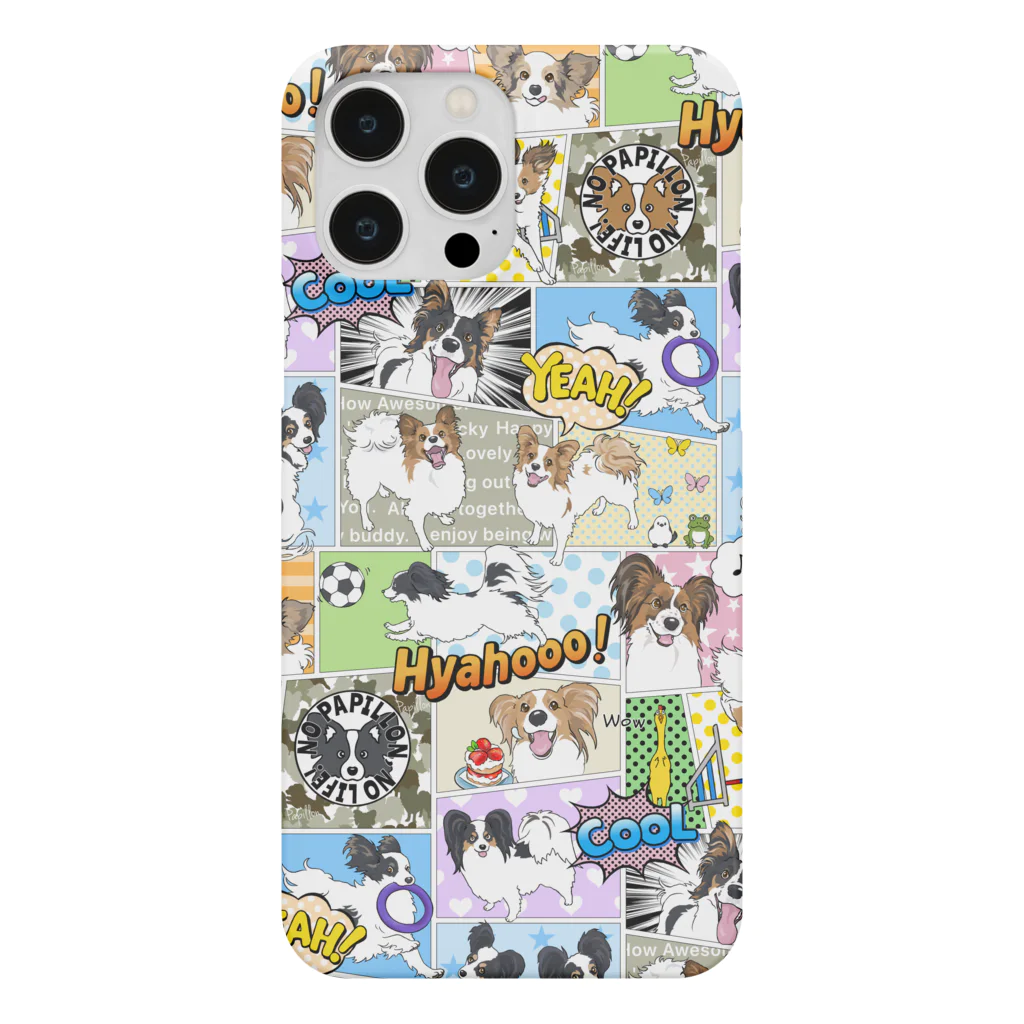 ケパ家のケパ家スマホ パピヨン 1 iPhone Smartphone Case