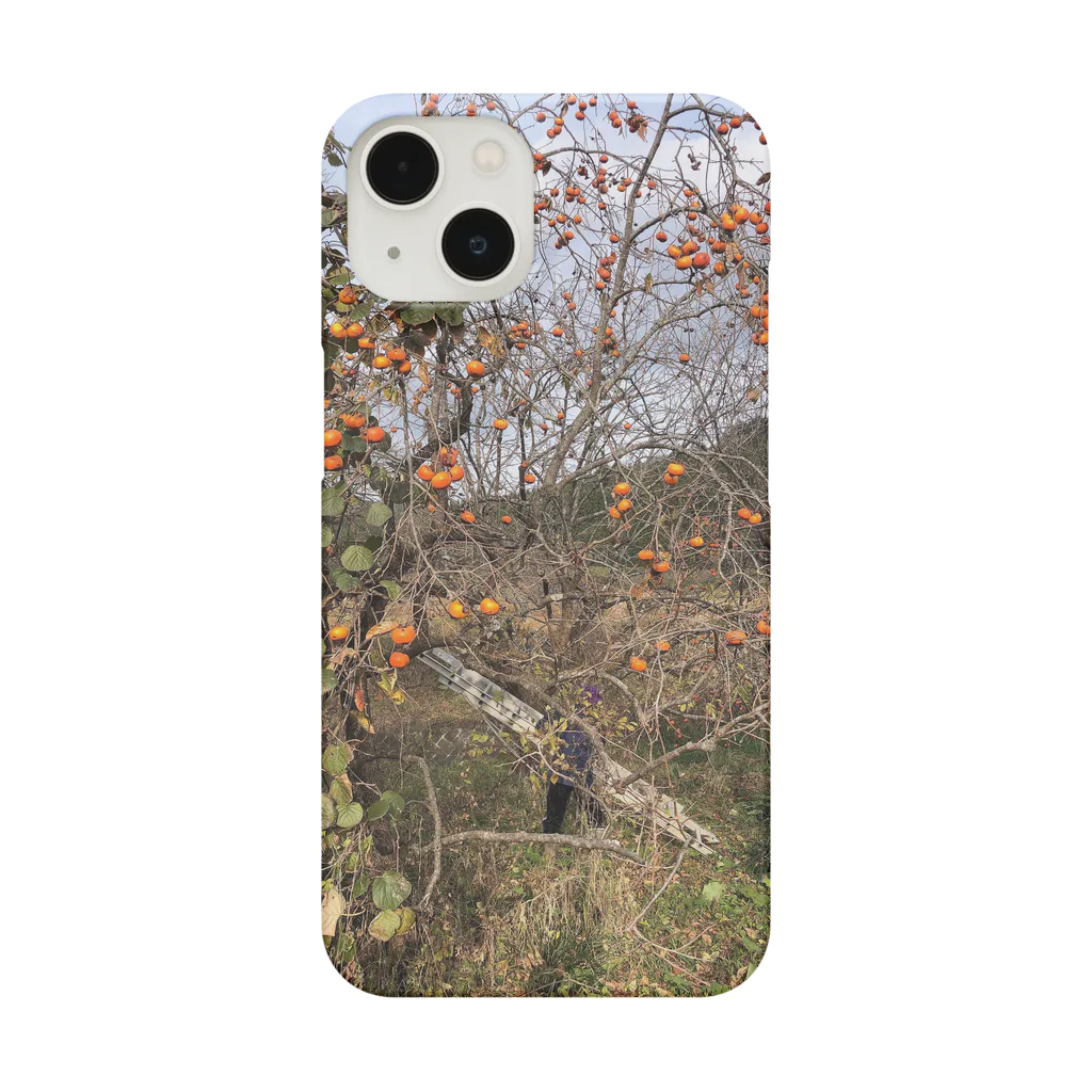 野球の柿　 iPhone Smartphone Case