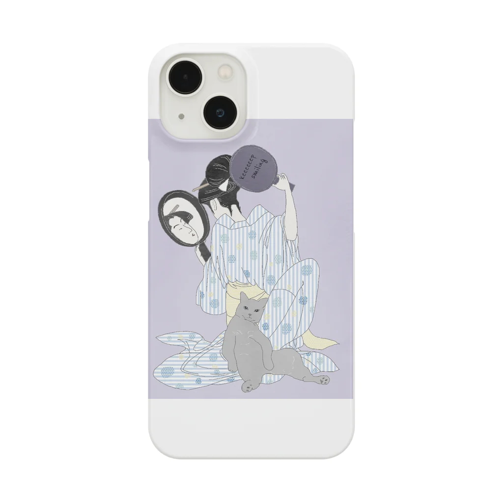 keeeeeep smilingのchill vibes iPhone Smartphone Case