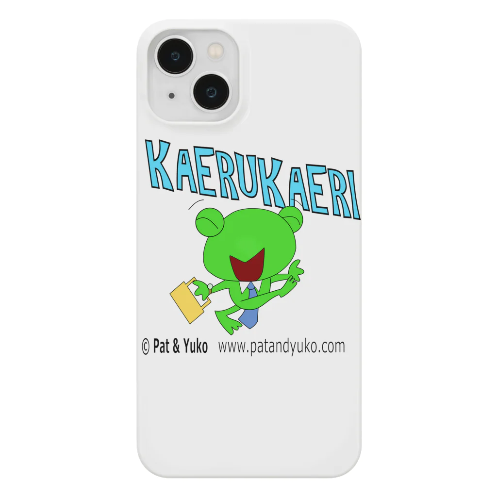 Pat's Worksのフロッグバートの「かえる帰り」 iPhone Smartphone Case