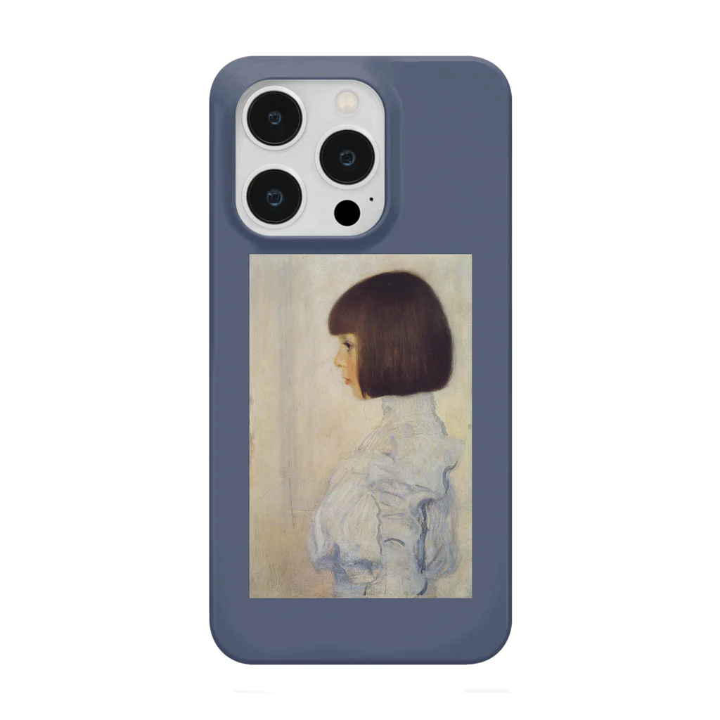 SONOTENI-ARTの001-004　グスタフ・クリムト　『ヘレーネ・クリムトの肖像』　スマホケース　表側面印刷　iPhone 14/14Pro/13/13Pro/12/12Pro専用デザイン　SC4-1 iPhone Smartphone Case