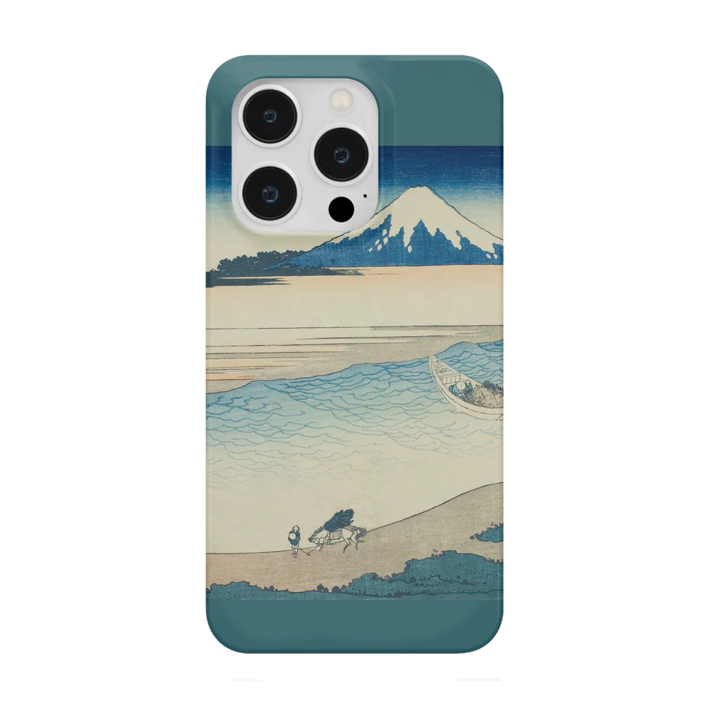 SONOTENI-ARTの003-006　葛飾北斎　『富嶽三十六景　武州玉川』　スマホケース　表側面印刷　iPhone 14/14Pro/13/13Pro/12/12Pro専用デザイン　SC4-1 iPhone Smartphone Case