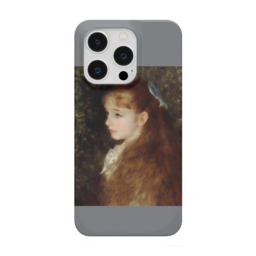 SONOTENI-ARTの016-003　ルノワール　『イレーヌ・カーン・ダンヴェール嬢』　スマホケース　表側面印刷　iPhone 14/14Pro/13/13Pro/12/12Pro専用デザイン　SC4-1 iPhone Smartphone Case
