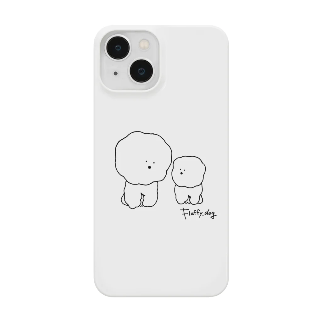 fluffy.dogのもふもふ iPhone Smartphone Case