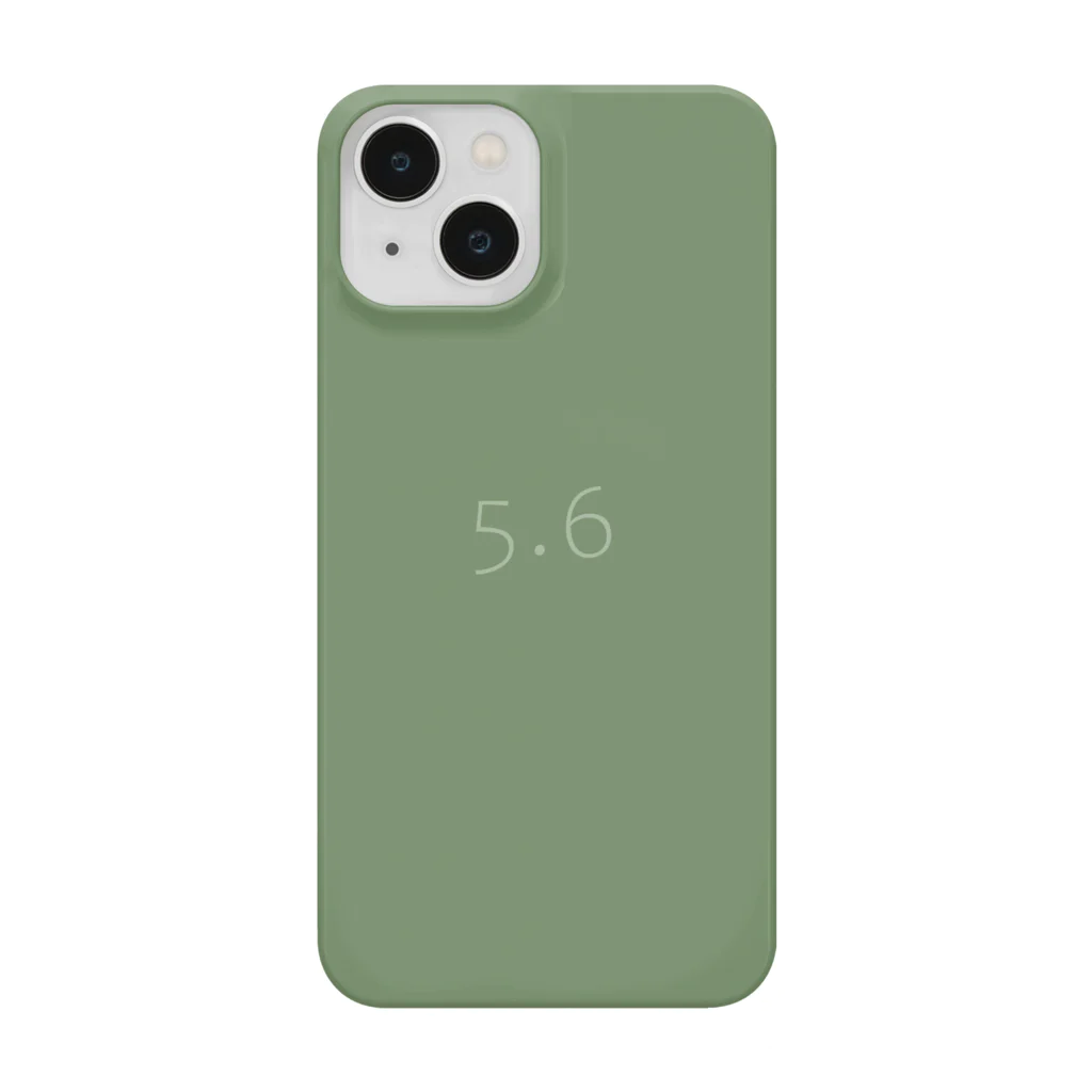 「Birth Day Colors」バースデーカラーの専門店の5月6日の誕生色「グリーン・アイズ」 iPhone Smartphone Case