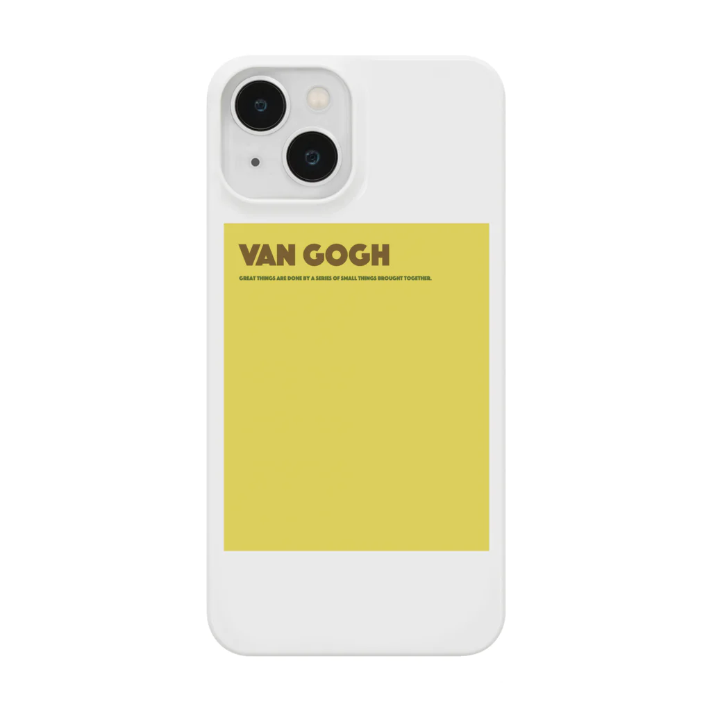名画名言研究会のゴッホ_ひまわり iPhone Smartphone Case