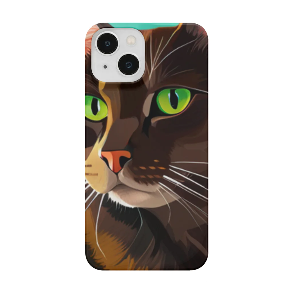 Satochuのハバナブラウン iPhone Smartphone Case