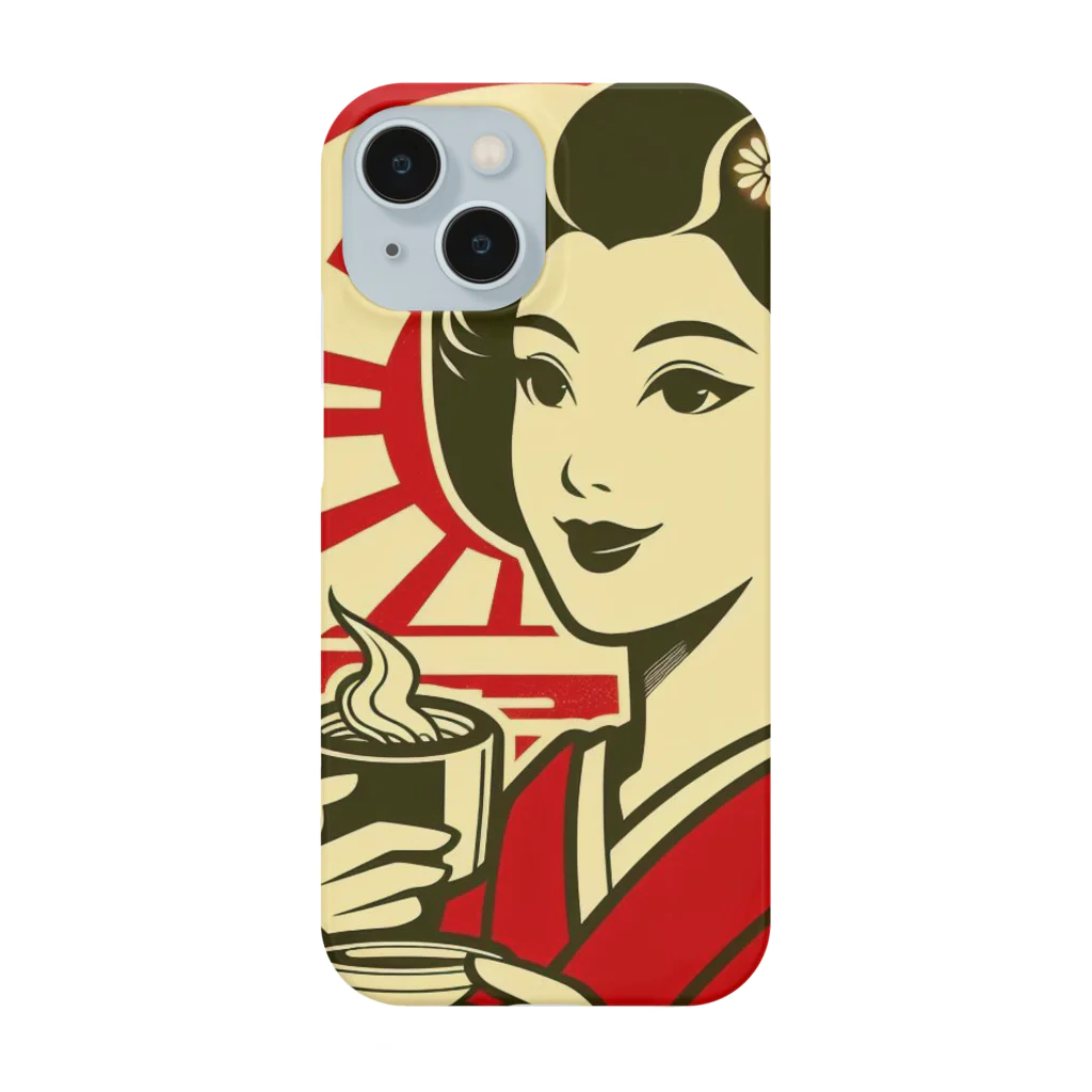 mh-girlのレトロガールグッズ iPhone Smartphone Case