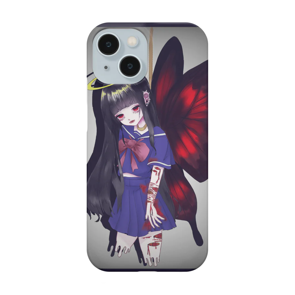 MoNaのダークな少女 iPhone Smartphone Case