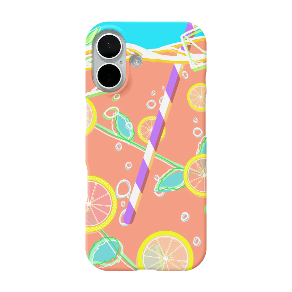 Sourambleのピンクレモネード iPhone Smartphone Case
