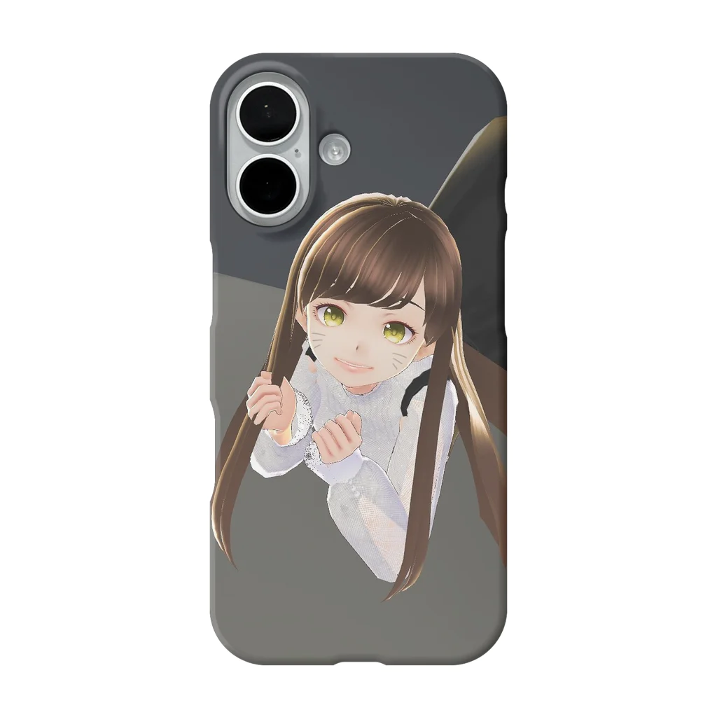 そのちゃんダゾの黒猫ナナちゃん   ゴロゴロバージョン iPhone Smartphone Case