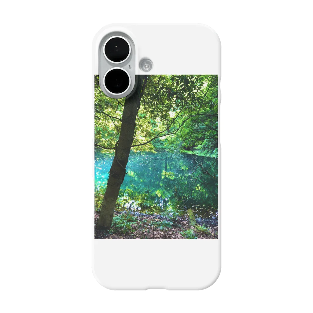 Butamaroの神々しい池 iPhone Smartphone Case
