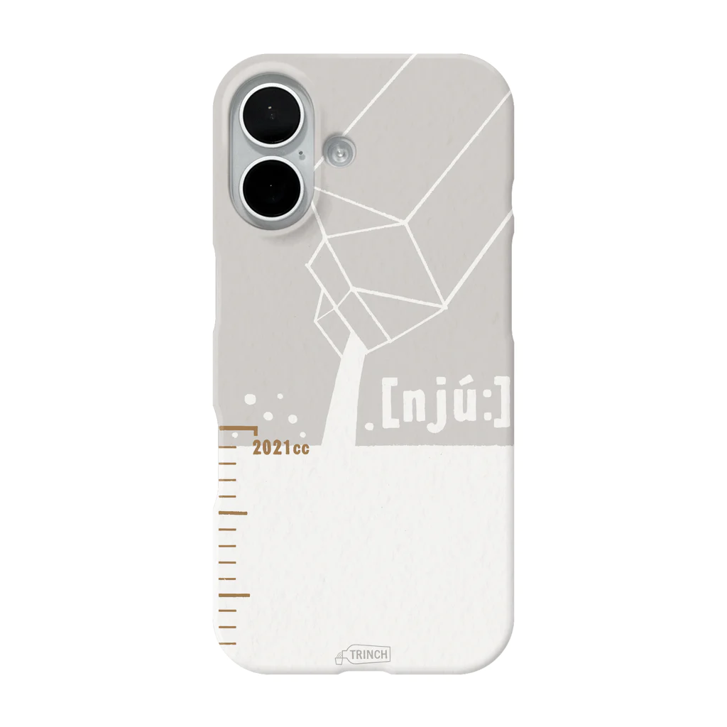 TRINCHの2021ccの牛乳 iPhone Smartphone Case