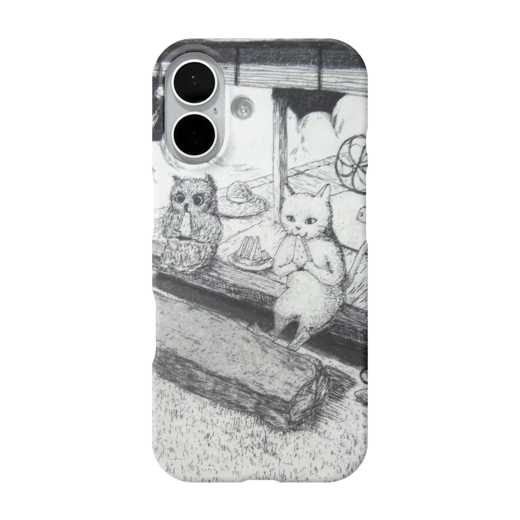 CHIEKO  TERASAWAの夏の縁側 iPhone Smartphone Case