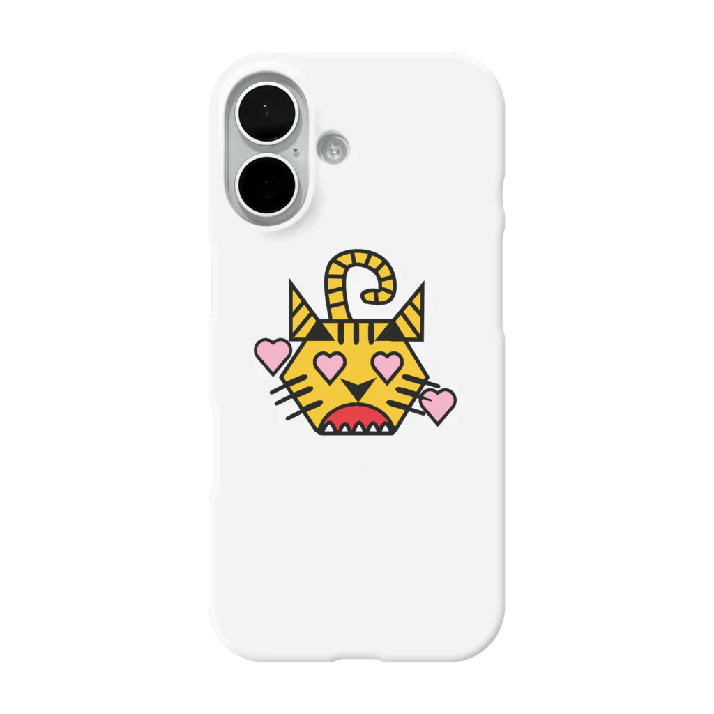 Ryo'sデーモンのラブタイガー iPhone Smartphone Case