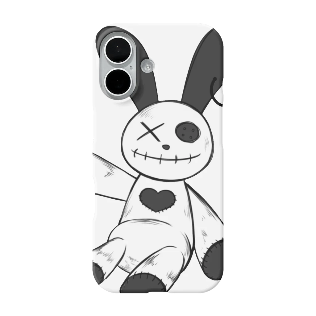黒兎🖤🐰@声が迷子のラピ Ｖｅｒ．1 iPhone Smartphone Case