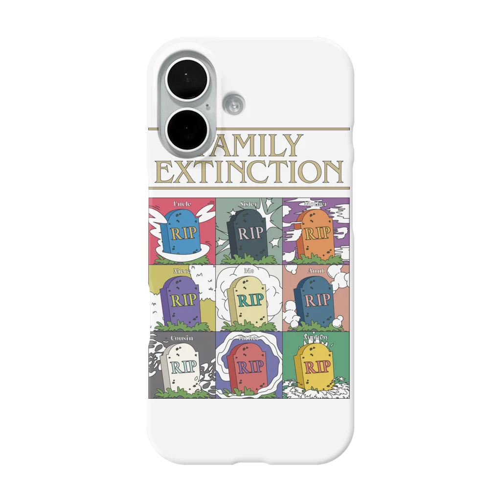 Parallel Imaginary Gift ShopのFamily Extinction iPhone Smartphone Case