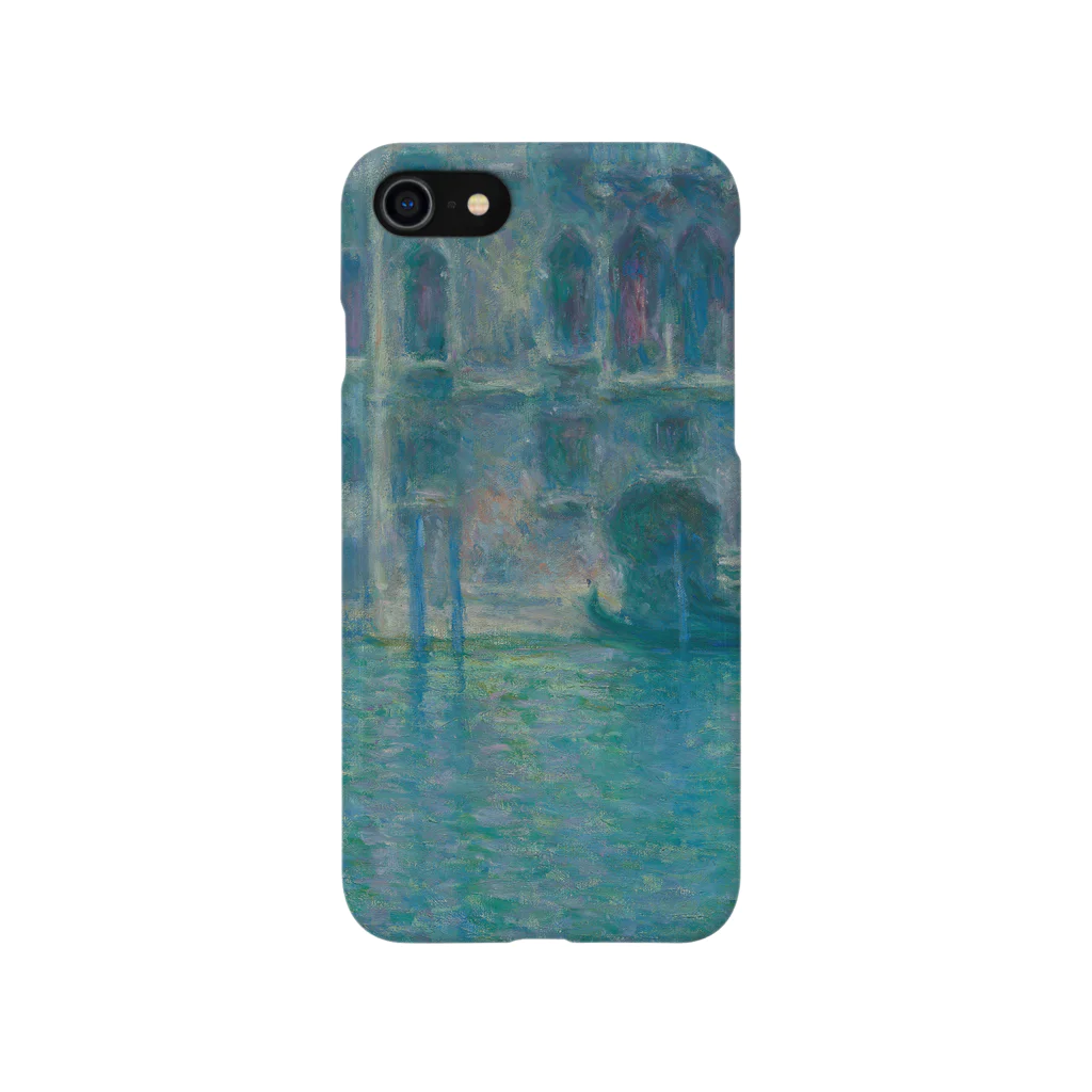 SONOTENI-ARTの004-035　クロード・モネ　『Palazzo da Mula, Venice』　スマホケース　表側面印刷　iPhone SE(2,3)/8/7/6s/6専用デザイン　SC5 iPhone Smartphone Case