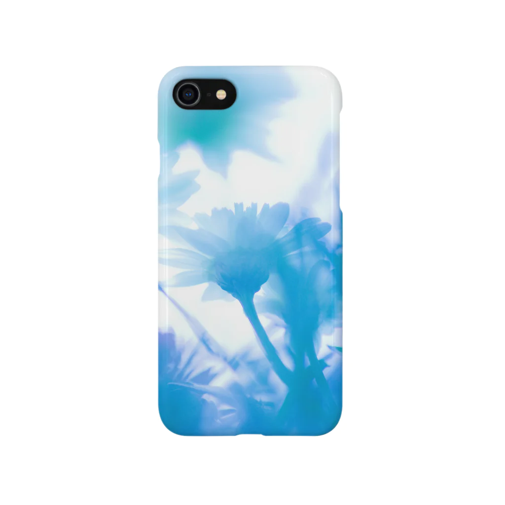 美加のBlue Flower iPhone Smartphone Case