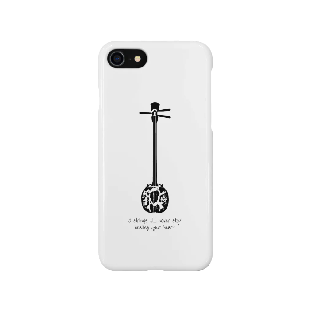 Okinawa34infoの沖縄三線 縦 iPhone Smartphone Case