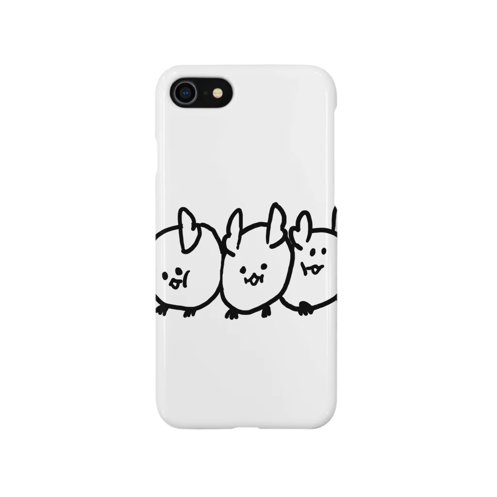チェル*おいも丸のデグーぎゅうぎゅう iPhone Smartphone Case