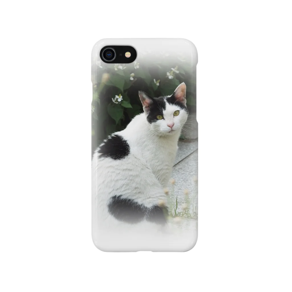 JikenShopの見返り猫 iPhone Smartphone Case