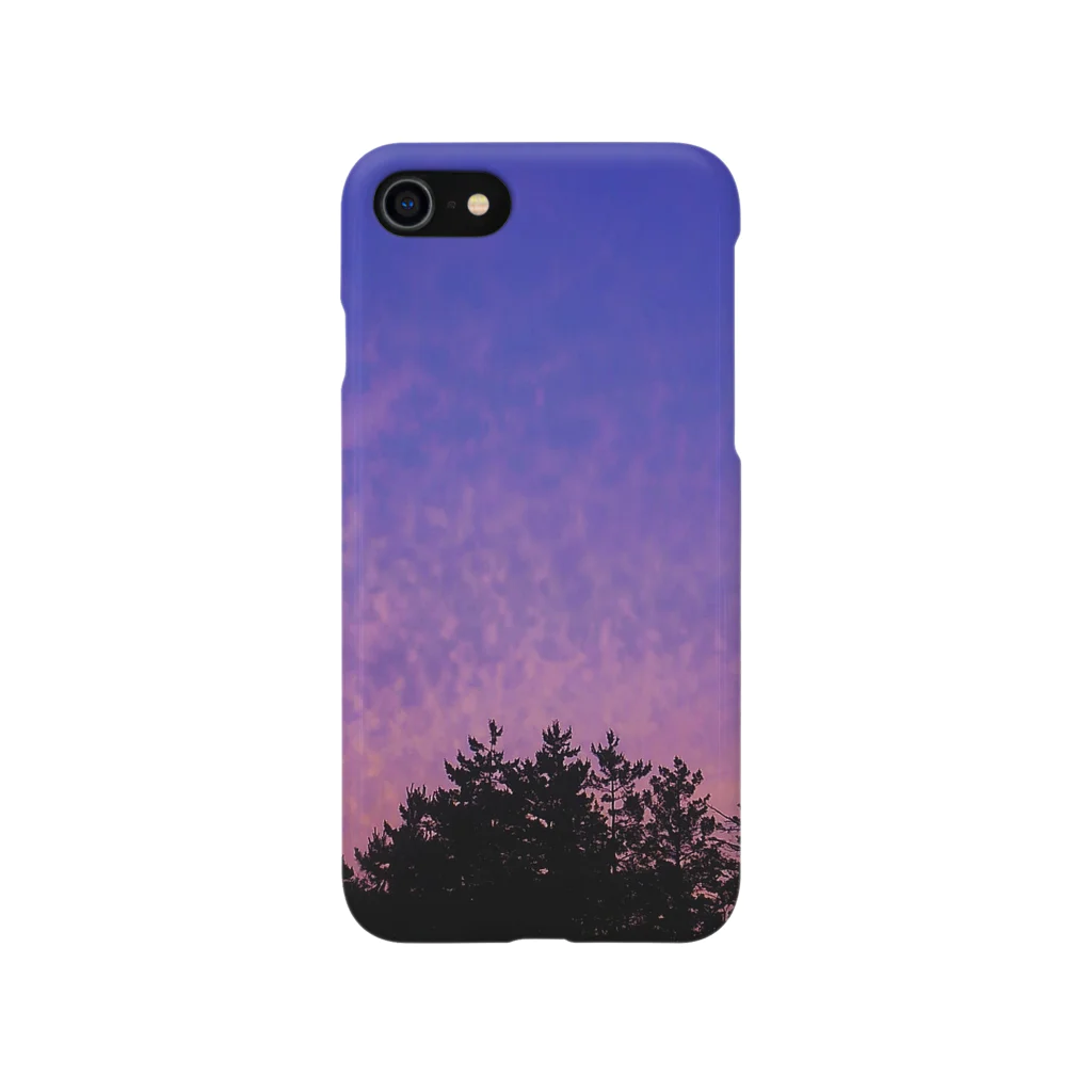 komainu新聞社の夕焼け iPhone Smartphone Case