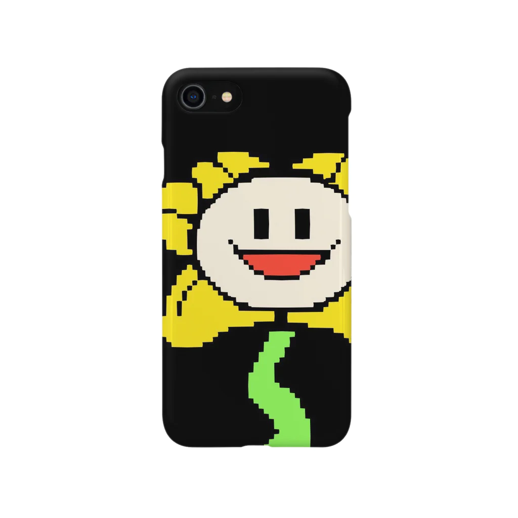 思い出代理店のケツイ❤️がみなぎるお花。 iPhone Smartphone Case