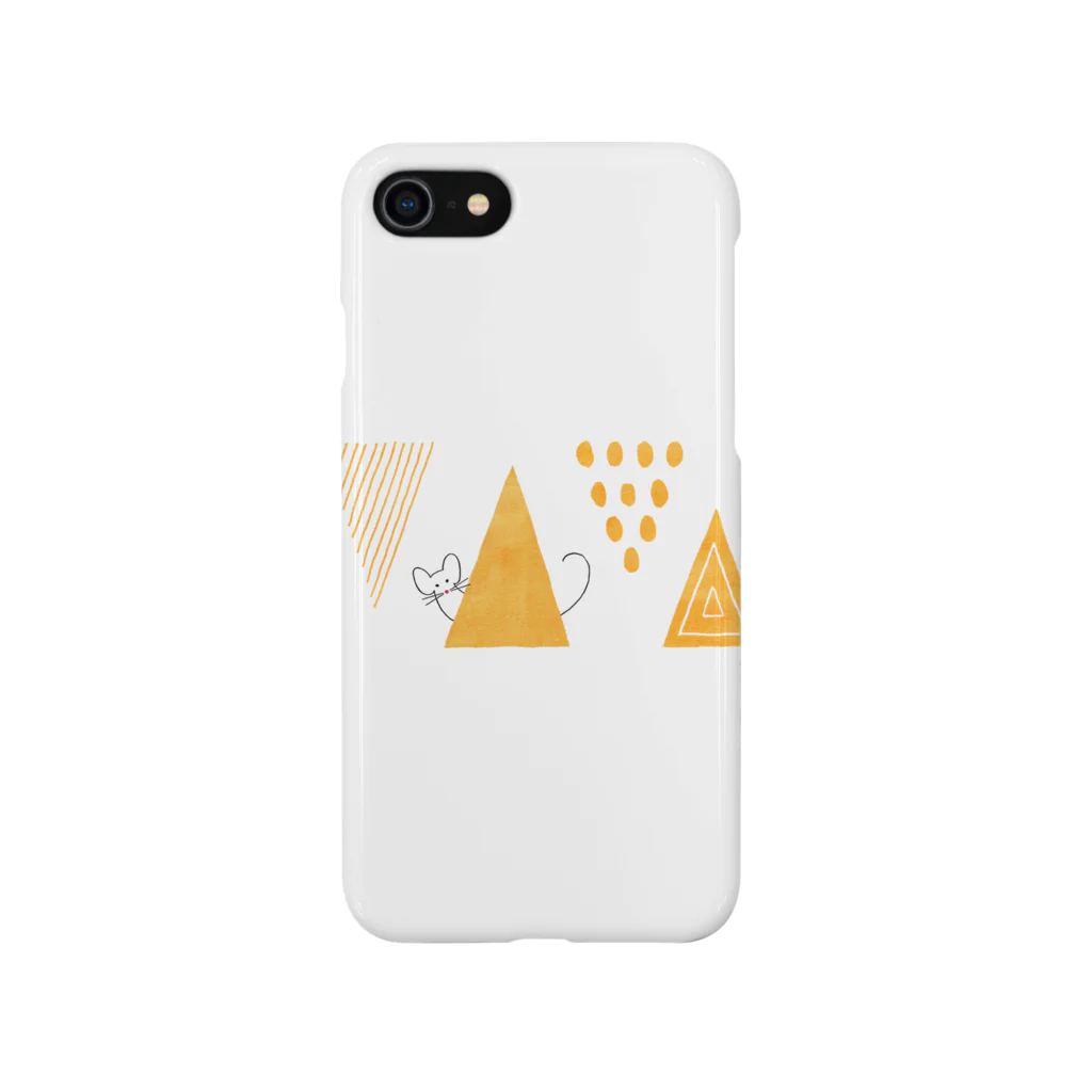 _mitoの ねずみとチーズ iPhone Smartphone Case