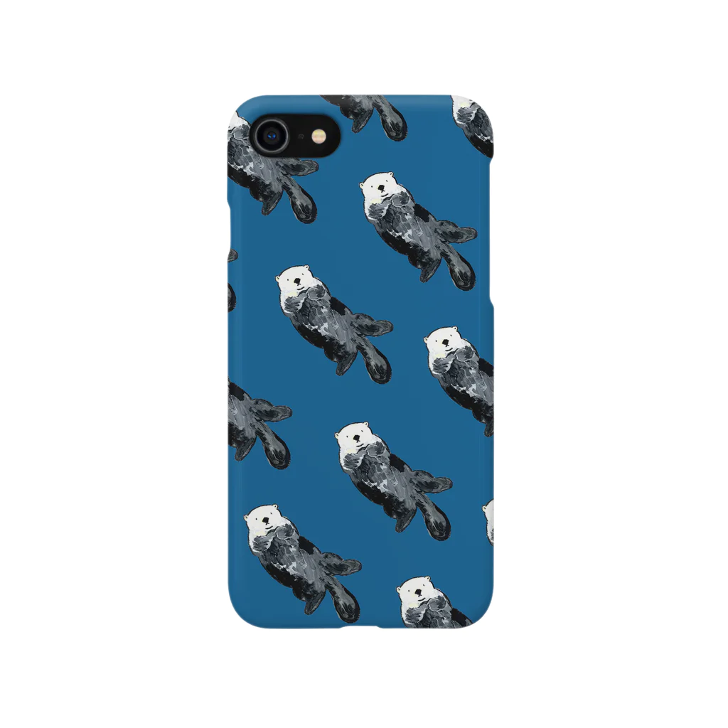 ずっこ（zucco.)のぷかぷかラッコ iPhone Smartphone Case