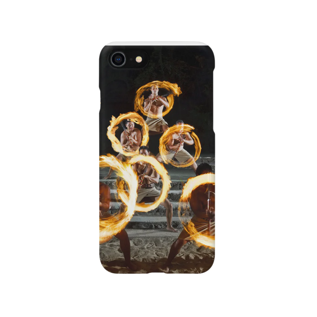 ポリネシア・カルチャー・センターのファイヤーナイフ iPhone Smartphone Case