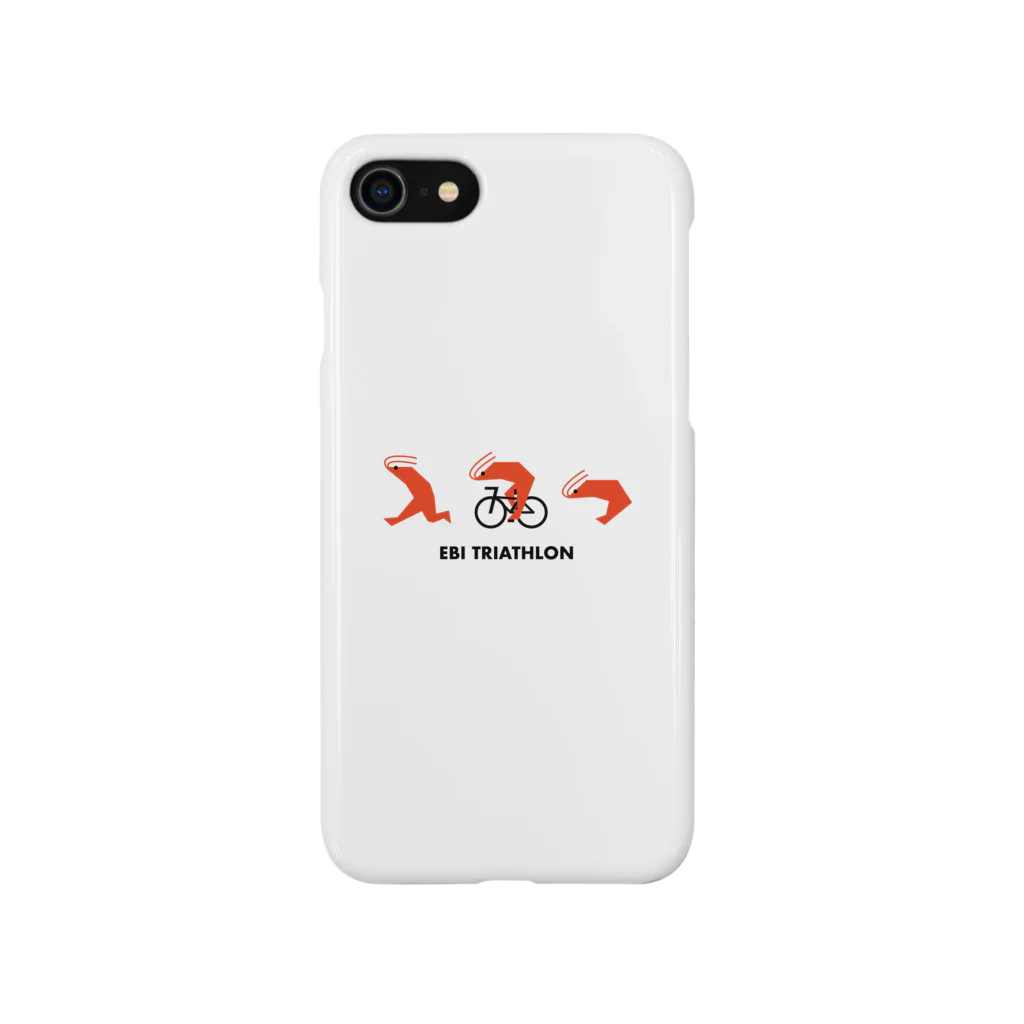ぷにおもちSHOPのエビトライアスロン iPhone Smartphone Case