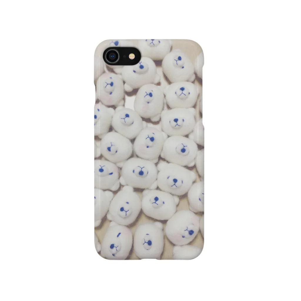 Yumiyanのしろくままみれ iPhone Smartphone Case