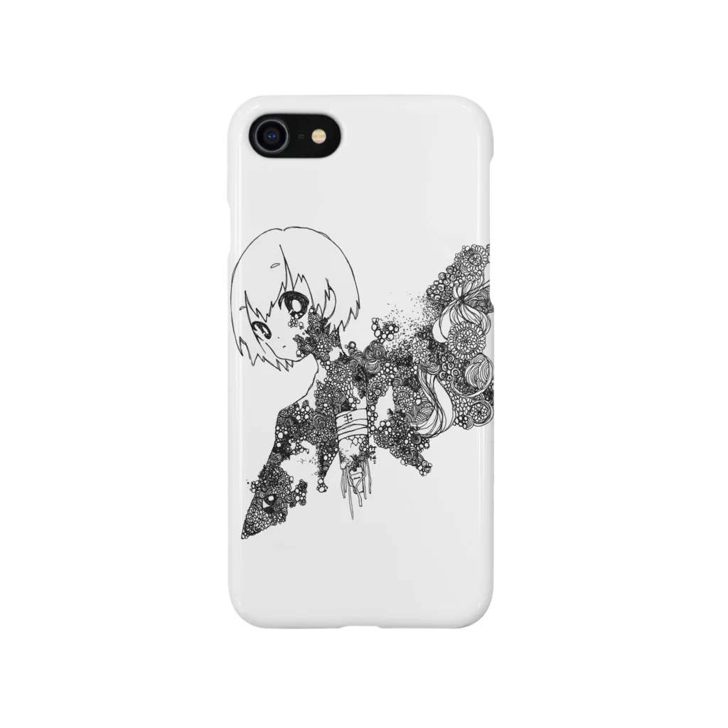 よもぎの腐食の少女 iPhone Smartphone Case