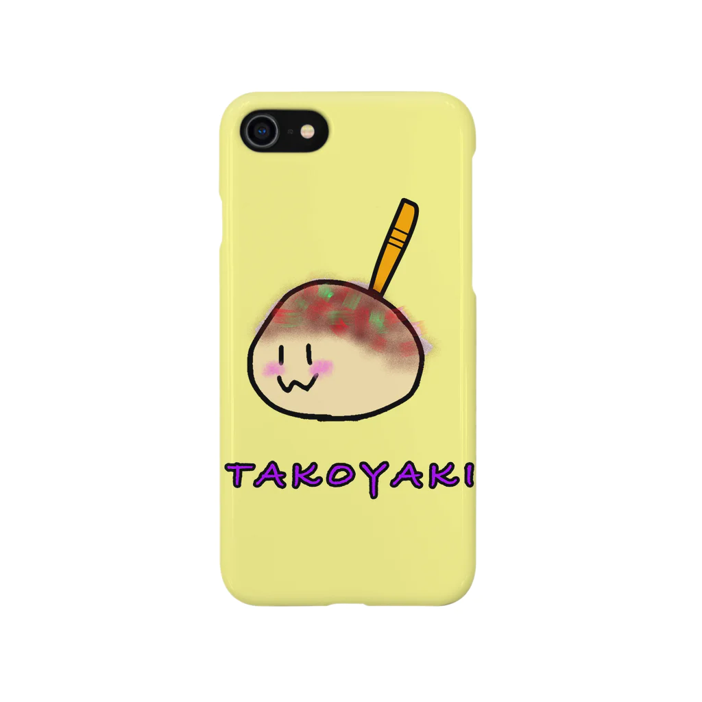 たぬきのたこやき iPhone Smartphone Case