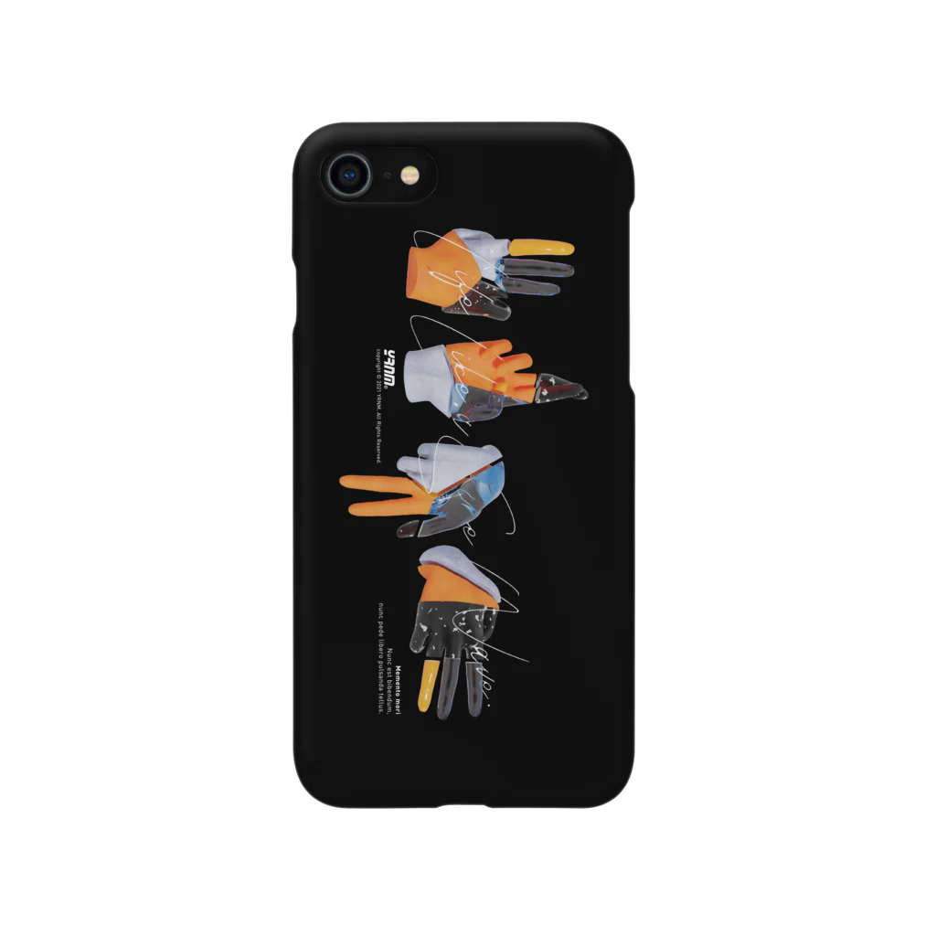 YRNMのYRNM HANDSIGN iPhone Smartphone Case