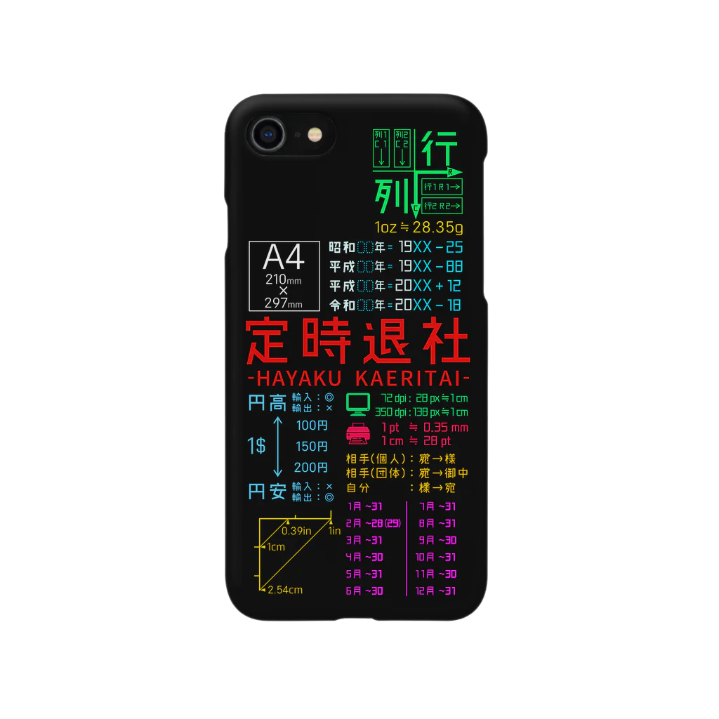 仕事が捗るスマフォケース / 倉戸みと ( mitragyna )の