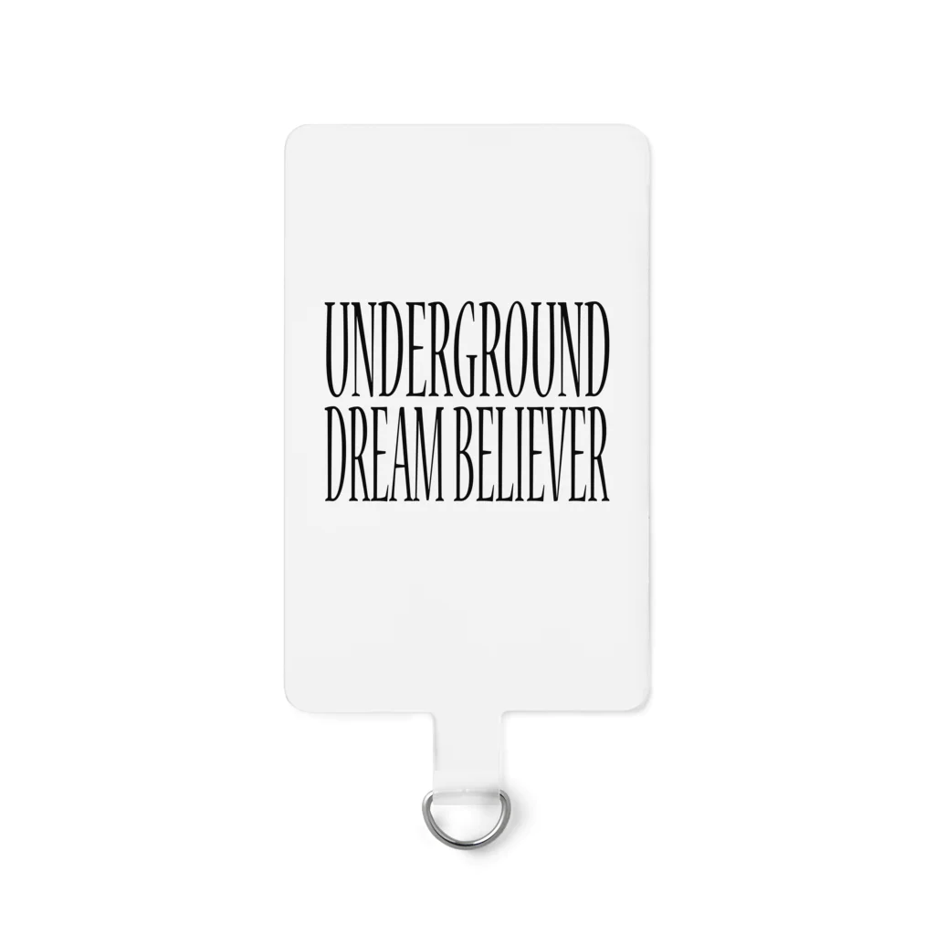 BLACK SHEEP ORIGIN SUZURI SHOPのUNDERGROUD DREAM BELIEVER Smartphone Strap