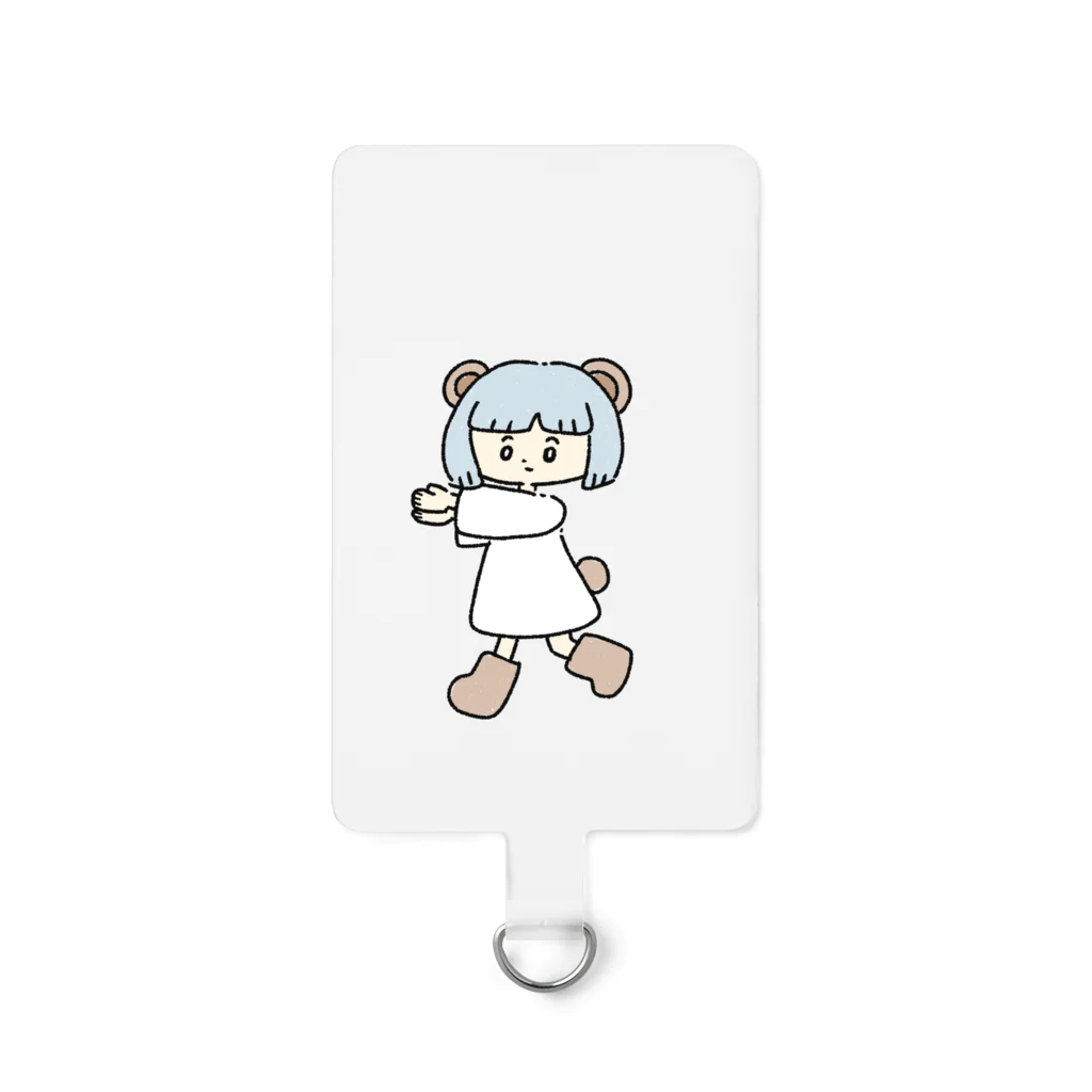 ふわとろぽんの右向け右 Smartphone Strap