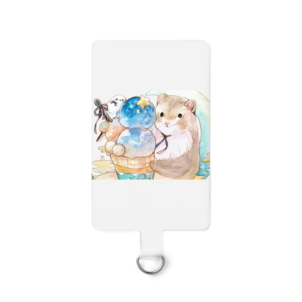 ふるふる工房③の夏空アイス Smartphone Strap