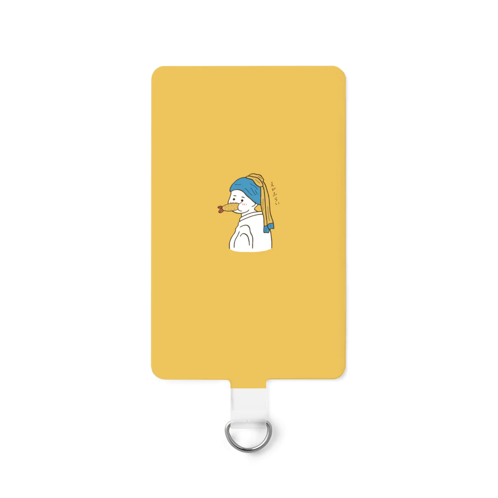 海老と海月のえび愛が控えめな少女 縦長ver. Smartphone Strap