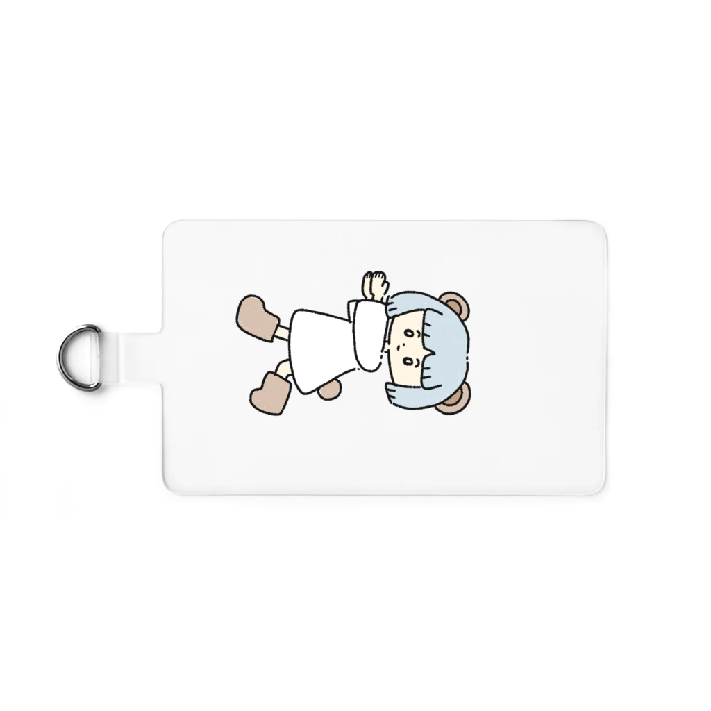 ふわとろぽんの右向け右 Smartphone Strap