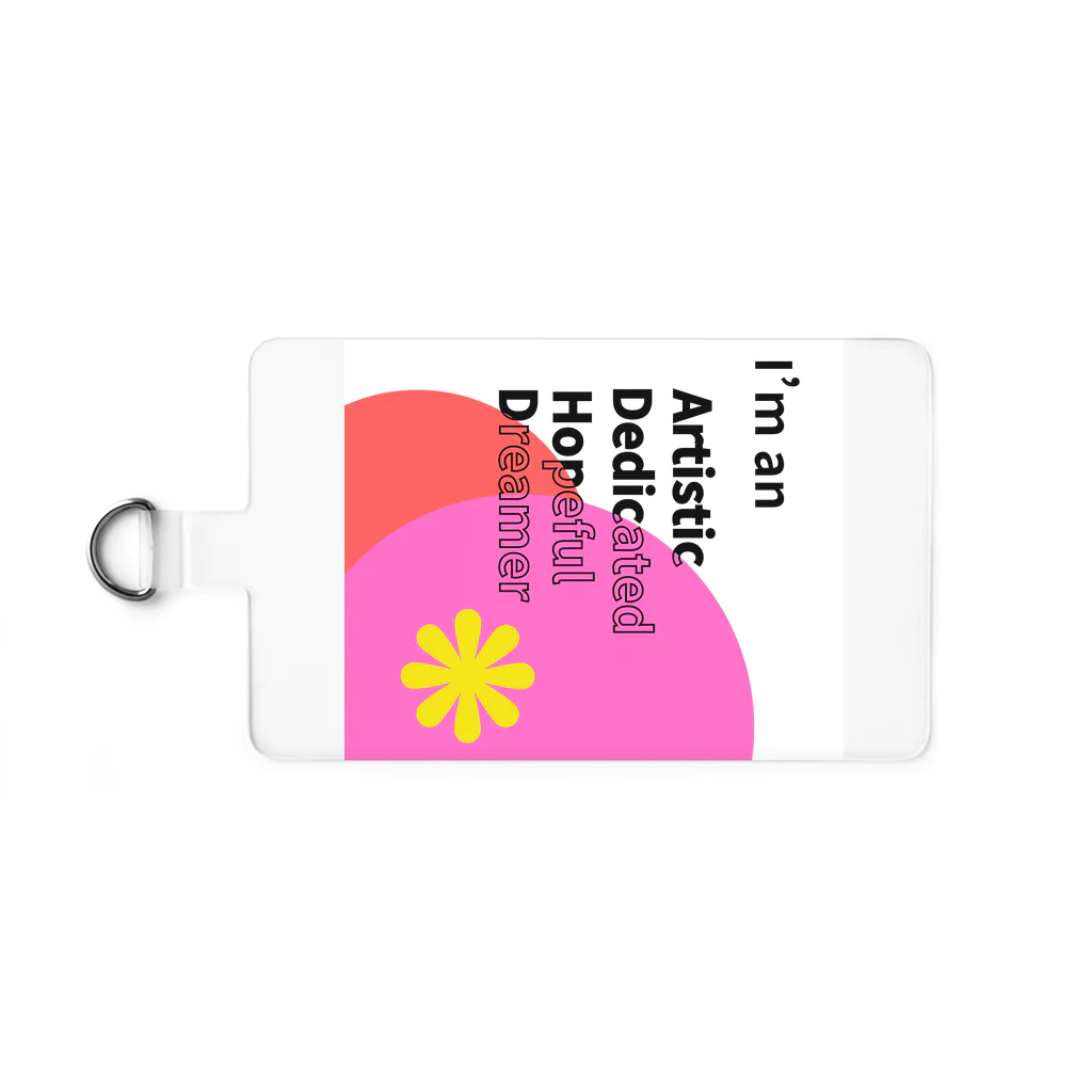 発達でこぼこショップのADHD「Artistic Dedicated Hopeful Dreamer」 - あなたの個性を大切にするアイテム Smartphone Strap