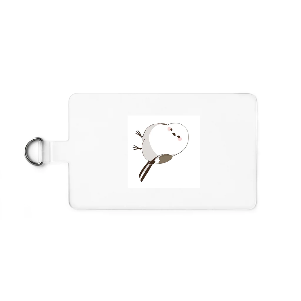 就労継続支援B型クルハウス（グッズ販売）のエナガのいる日常（カラー） Smartphone Strap