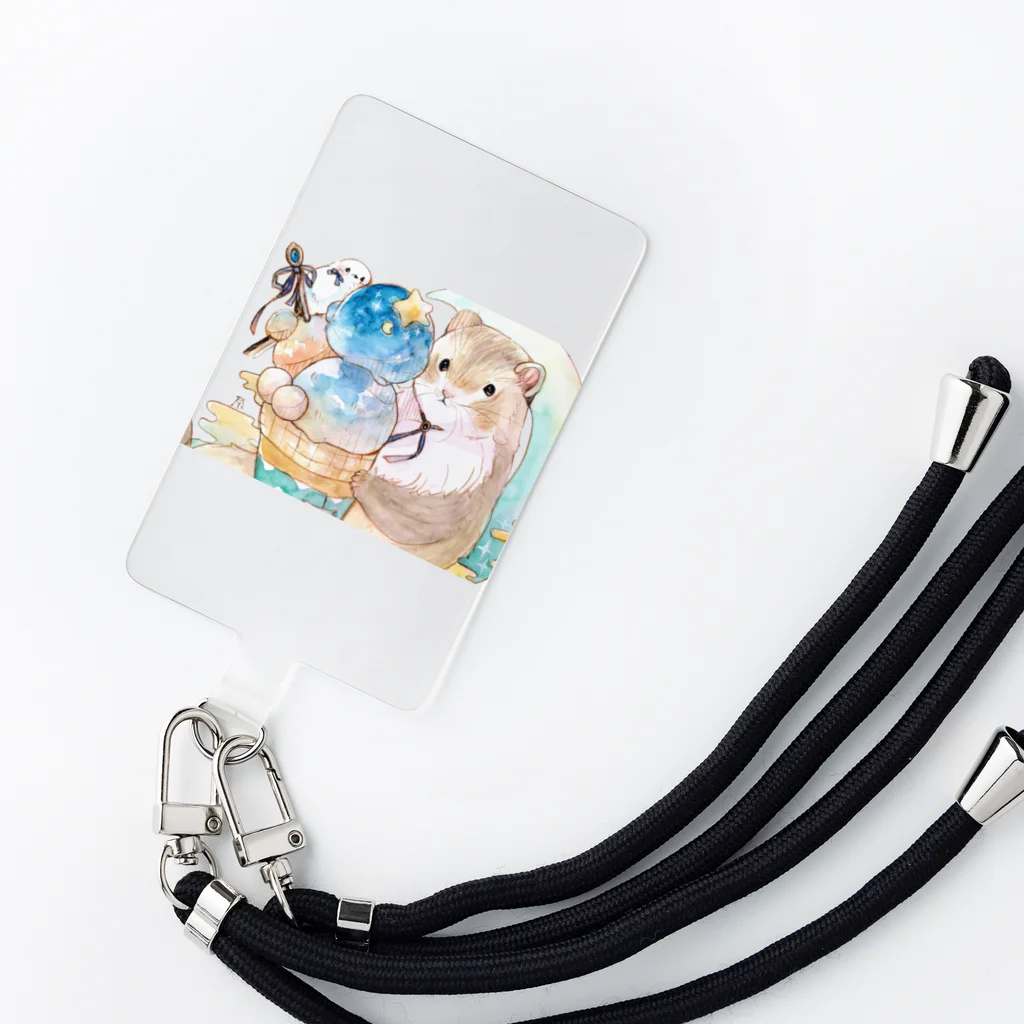 ふるふる工房③の夏空アイス Smartphone Strap