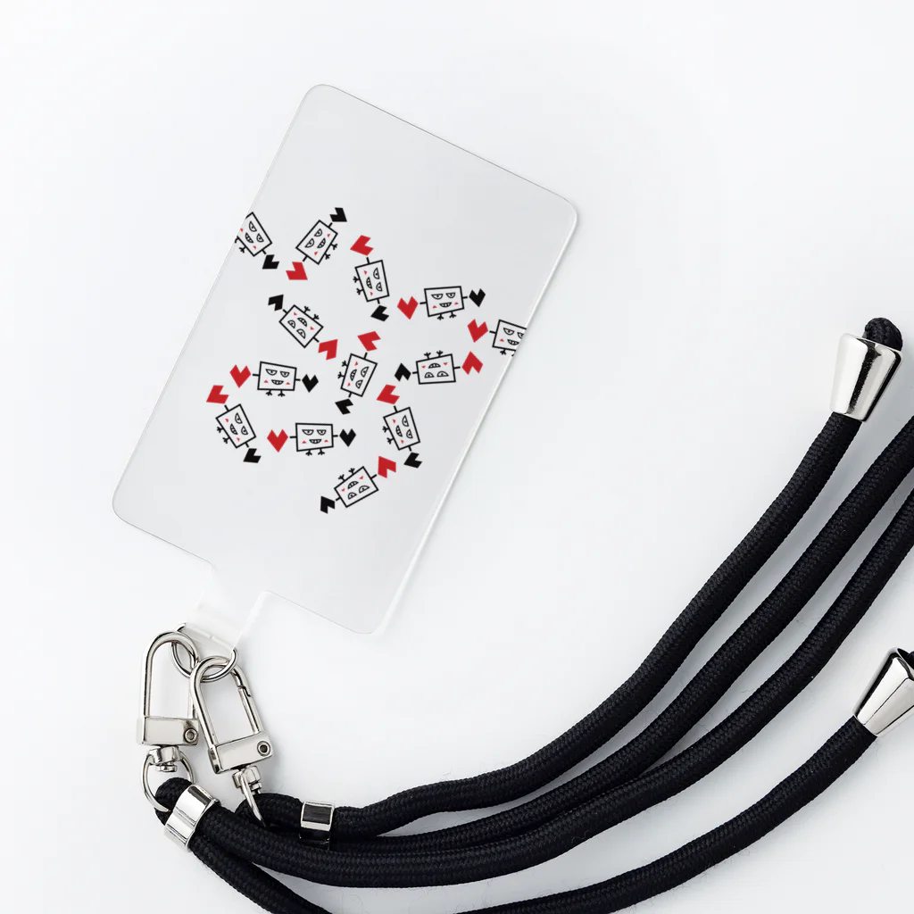 かまたクリーニング SUZURI支店の鳥になれなかったTV：画伯オリジナル Smartphone Strap