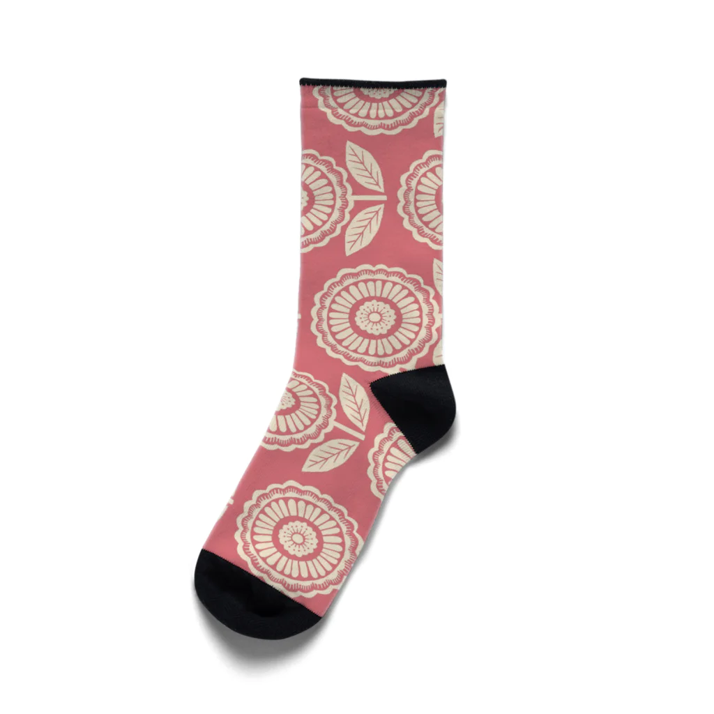 ROCCAのROCCA 靴下 / ソックス -Matilda-　ピンク Socks