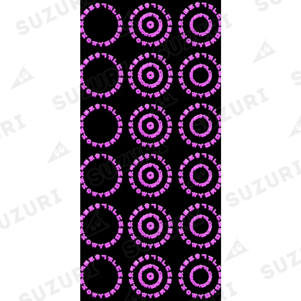 LalaHangeulのハングルぐるぐる　ブラック &ピンク Socks